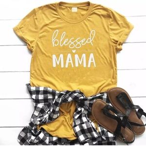 Blessed mama tees